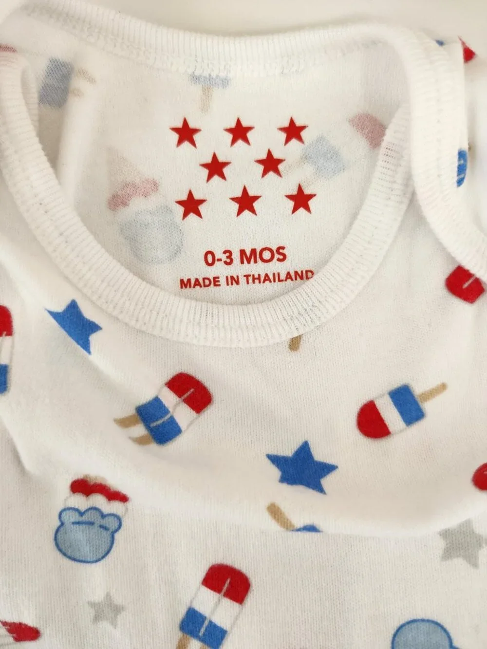 Fourth of July Onesie ❤️🍦💙